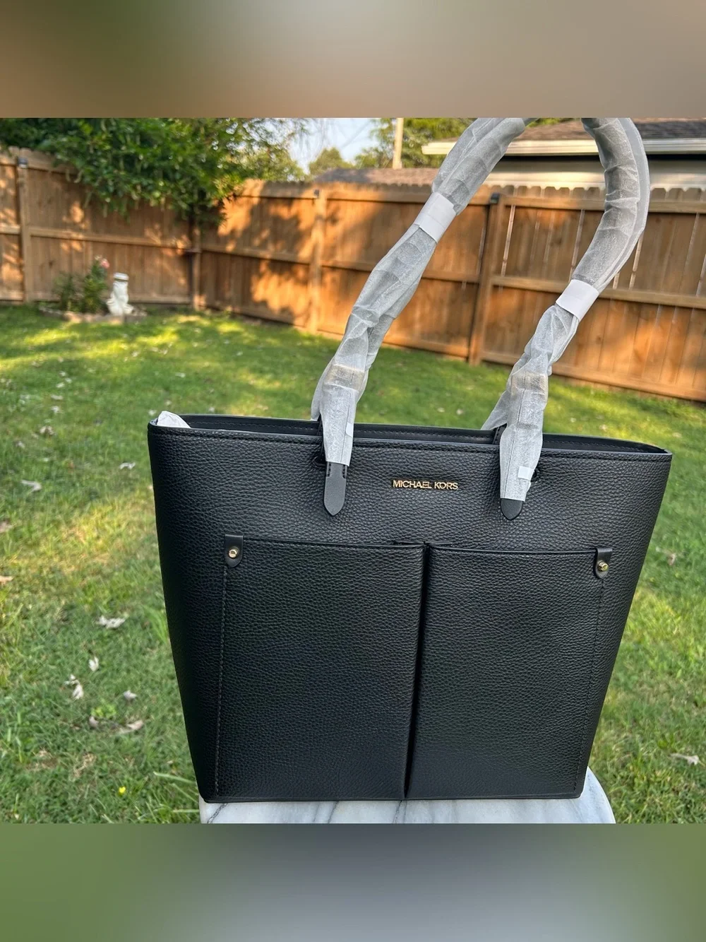 NWT Michael Kors Black Jet Set Handbag, Shoulder bag, Tote
